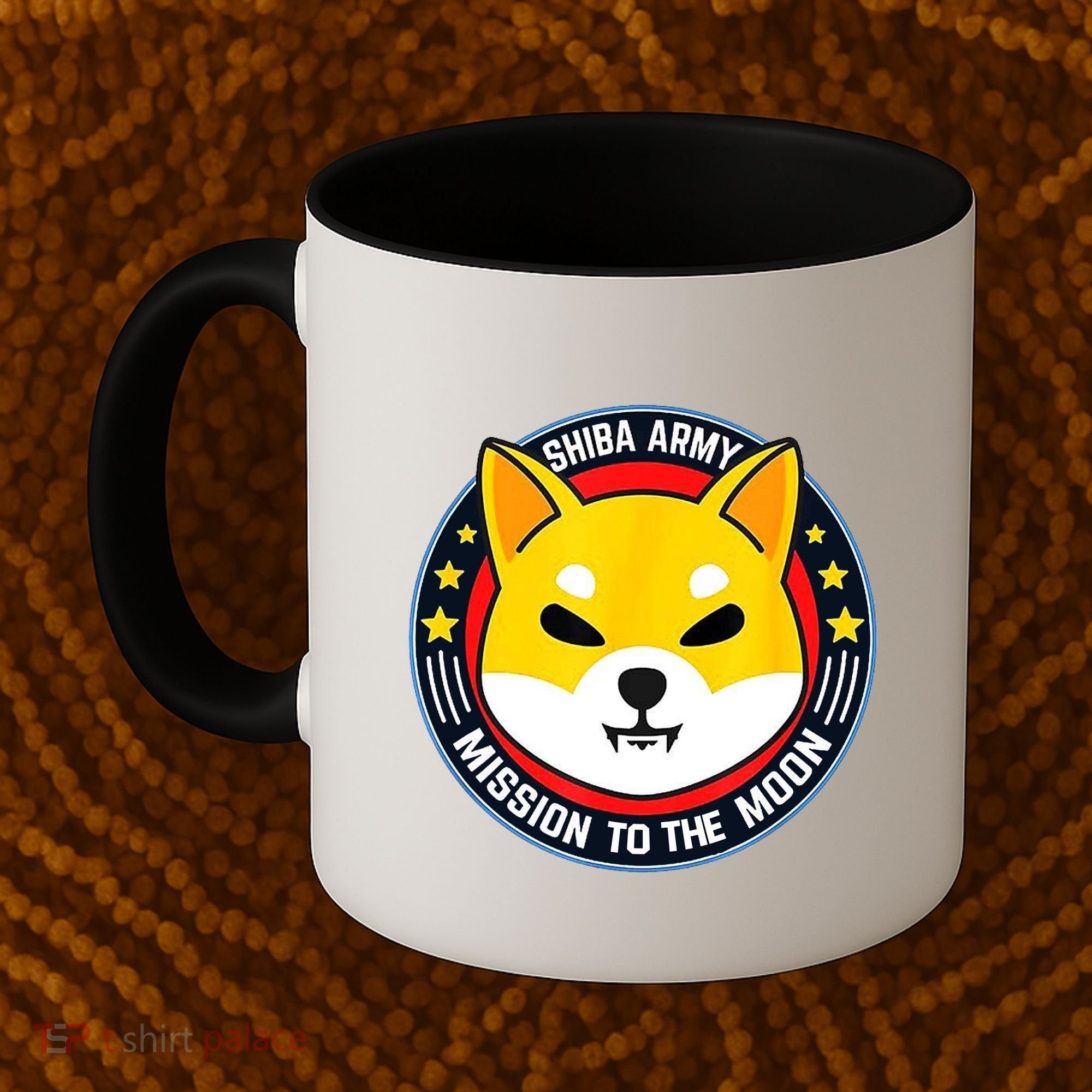 Shiba Army Mission To The Moon Coffee Mug