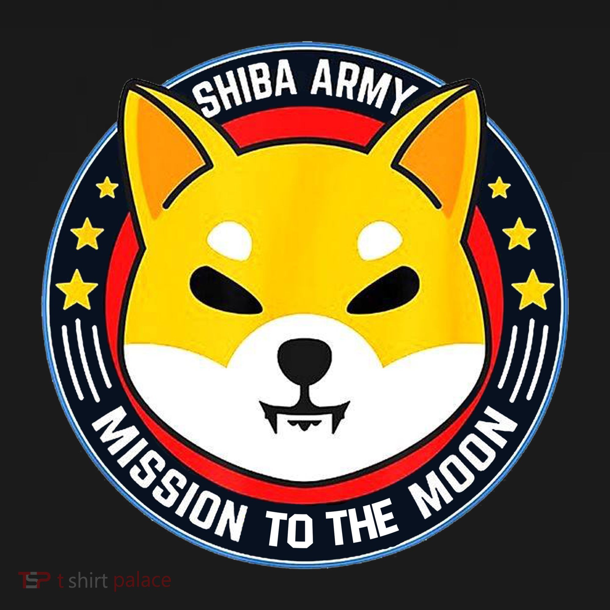 Shiba Army Mission To The Moon Ornament
