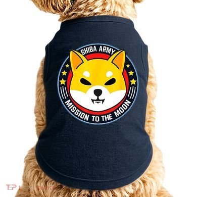 Shiba Army Mission To The Moon Doggie Tank