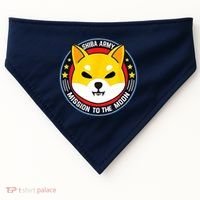 Shiba Army Mission To The Moon USA-Made Doggie Bandana thumb 0