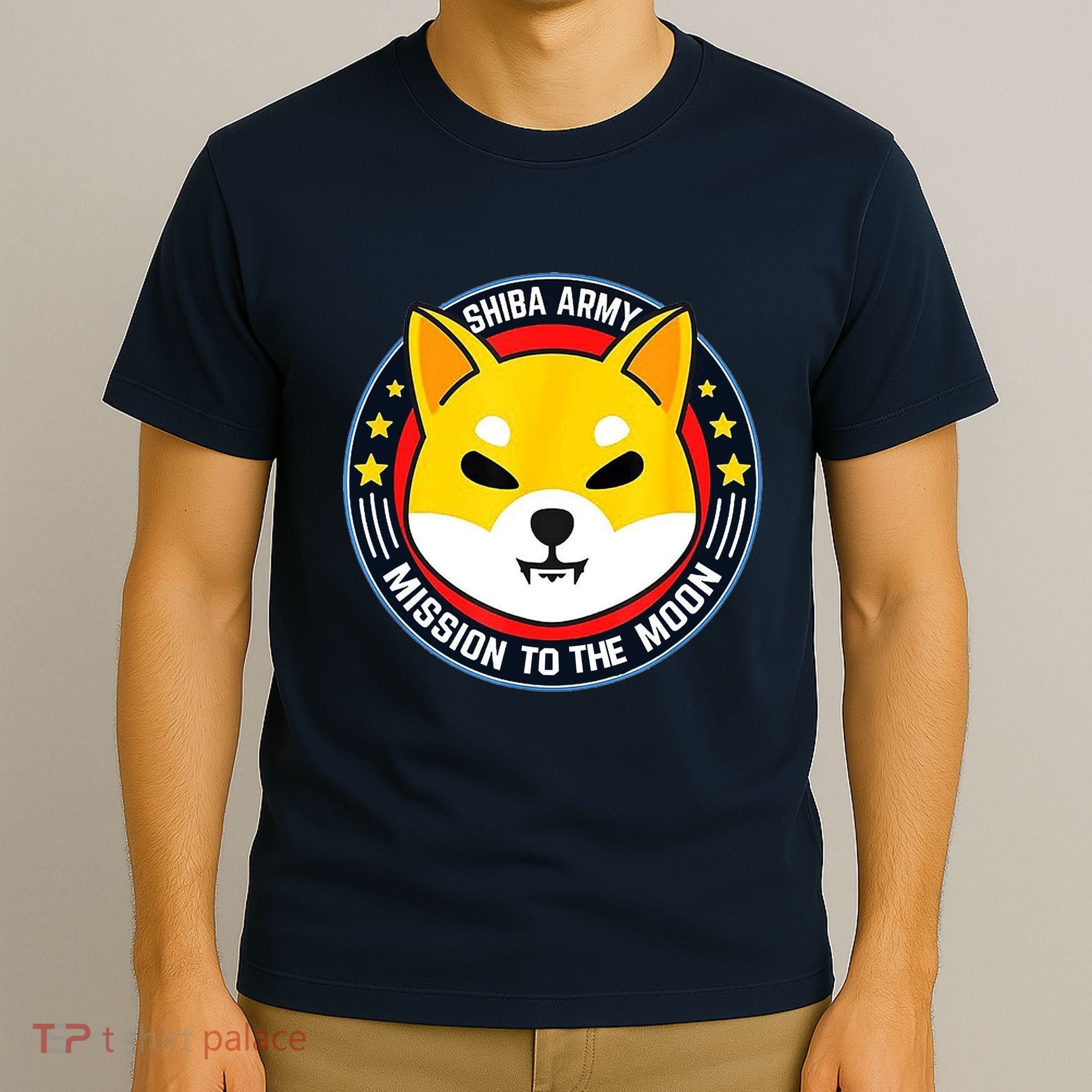 Shiba Army Mission To The Moon T-Shirt