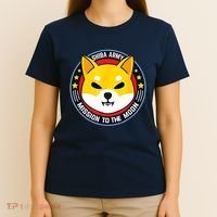 Shiba Army Mission To The Moon T-Shirt thumb 4