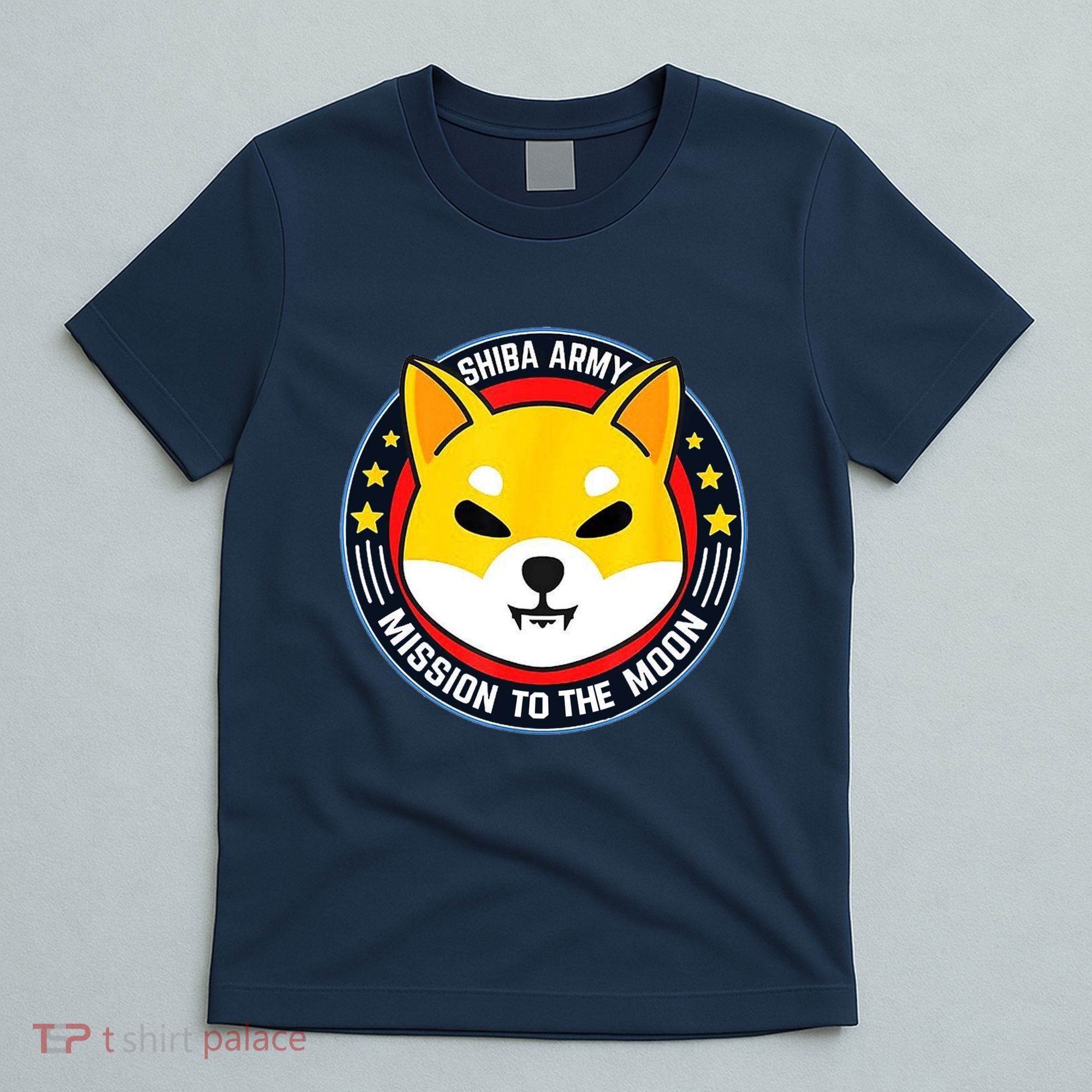 Shiba Army Mission To The Moon T-Shirt
