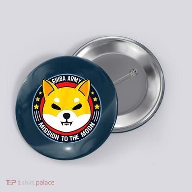 Shiba Army Mission To The Moon Button