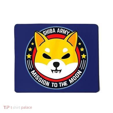 Shiba Army Mission To The Moon Mousepad