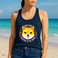 Shiba Army Mission To The Moon Women's Tank Top thumb 2