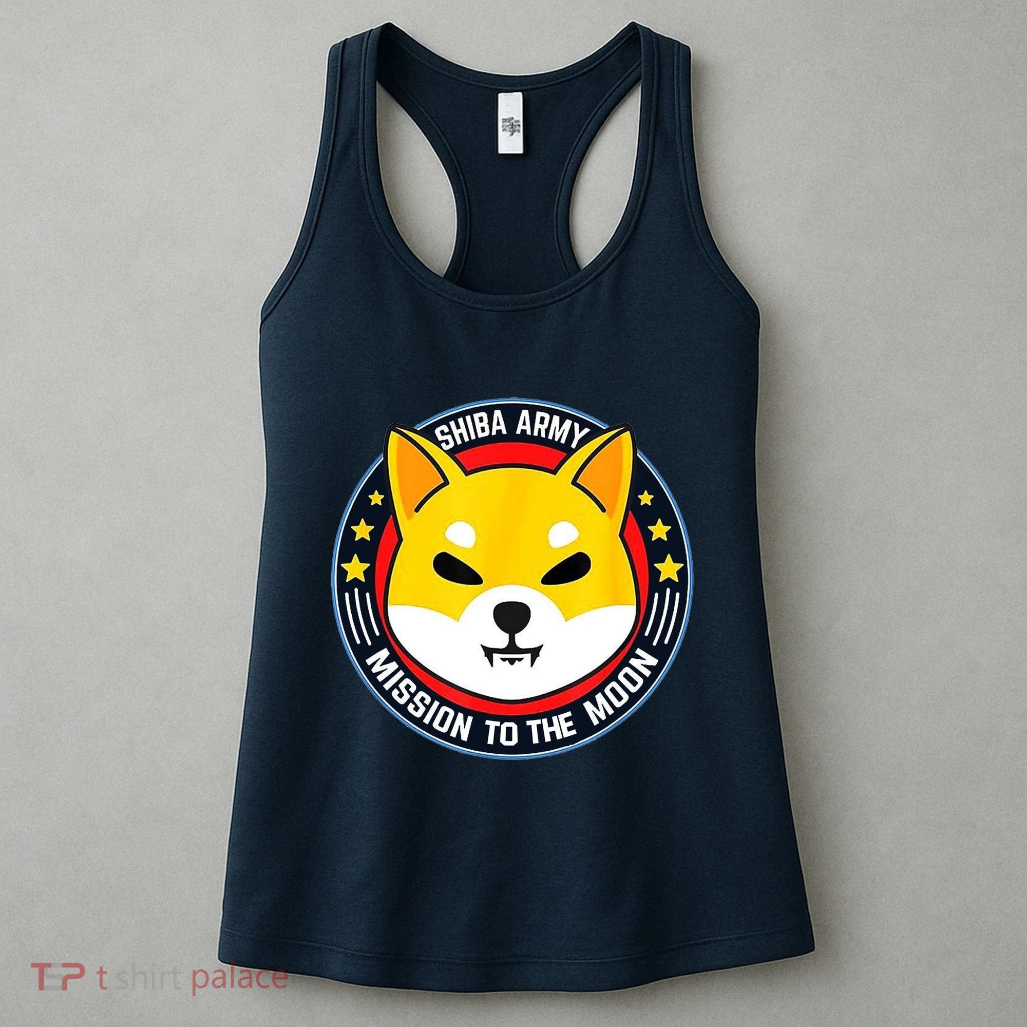 Shiba Army Mission To The Moon Women's Tank Top