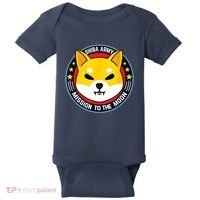 Shiba Army Mission To The Moon Baby Bodysuit thumb 0