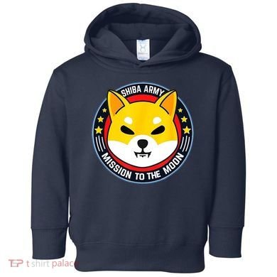 Shiba Army Mission To The Moon Toddler Hoodie
