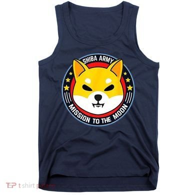 Shiba Army Mission To The Moon Tank Top