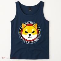 Shiba Army Mission To The Moon Tank Top thumb 2