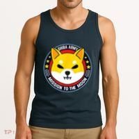 Shiba Army Mission To The Moon Tank Top thumb 3