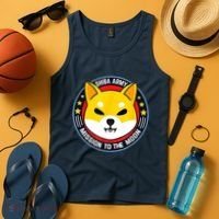Shiba Army Mission To The Moon Tank Top thumb 4