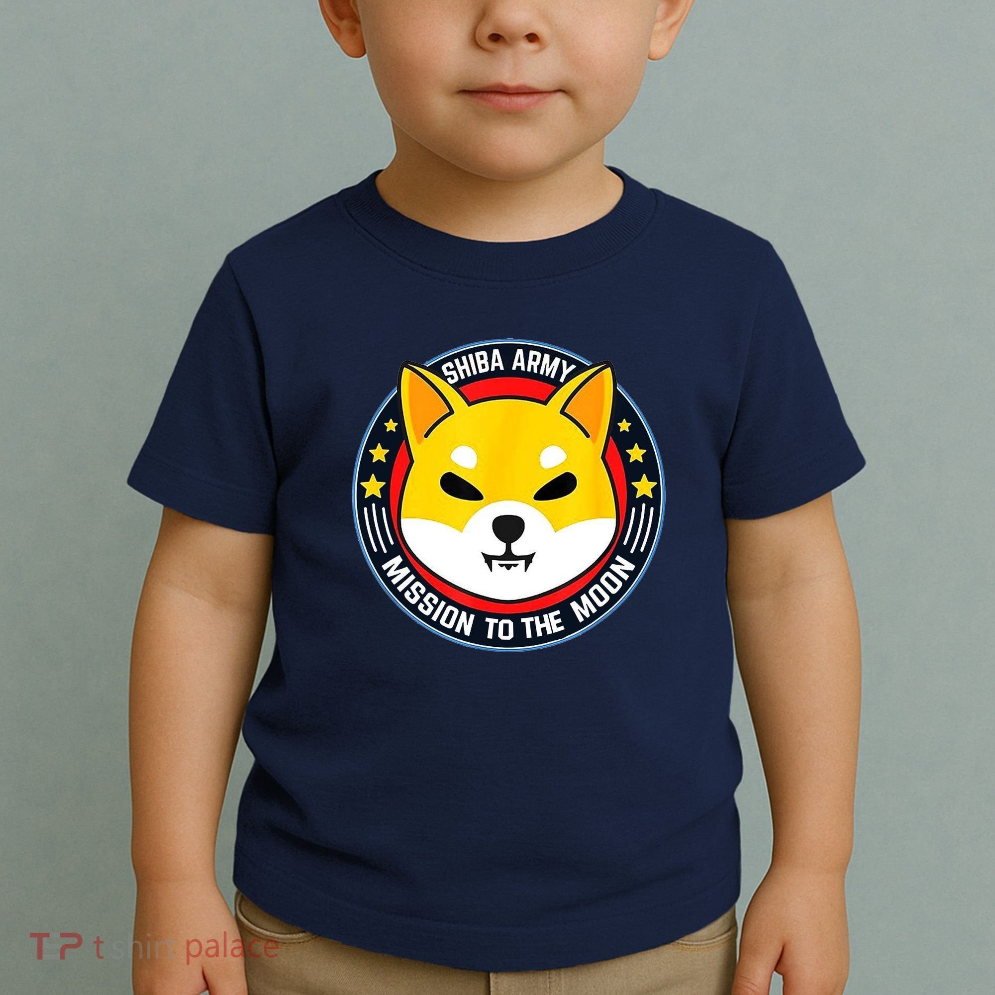 Shiba Army Mission To The Moon Toddler T-Shirt