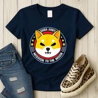 Shiba Army Mission To The Moon Women's T-Shirt thumb 3