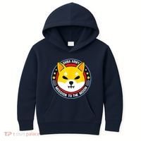 Shiba Army Mission To The Moon Kids Hoodie thumb 0