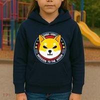 Shiba Army Mission To The Moon Kids Hoodie thumb 3