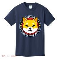 Shiba Army Mission To The Moon Kids T-Shirt thumb 0