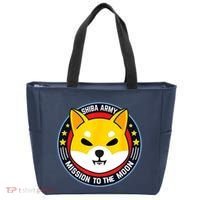Shiba Army Mission To The Moon Tote Bag thumb 0