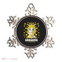 Sarcoma Awareness Month Yellow Ribbon Unicorn Great Gift Ornament thumb 0