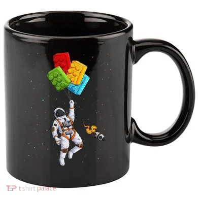 Space Astronaut Master Builder 11oz C Handle Ceramic Mug