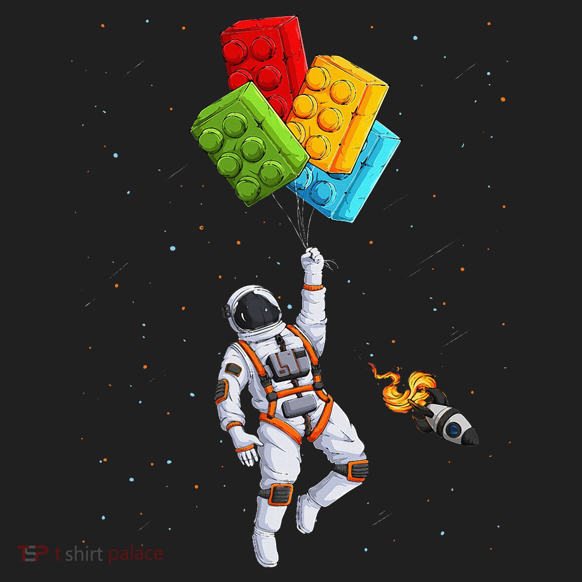 Space Astronaut Master Builder Tumbler