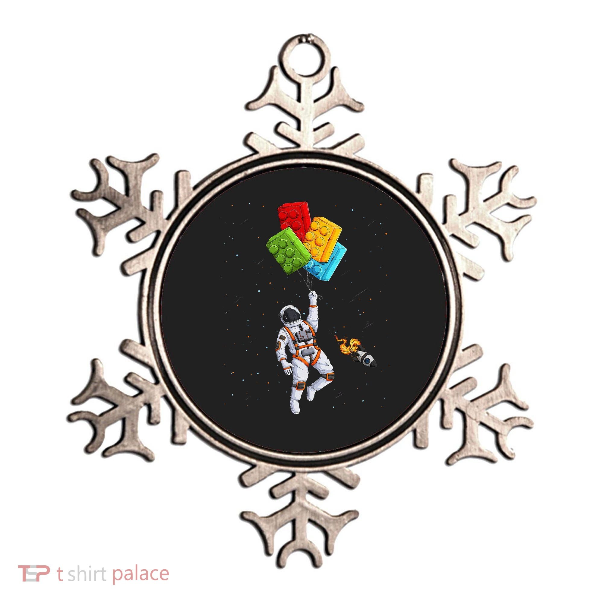Space Astronaut Master Builder Ornament