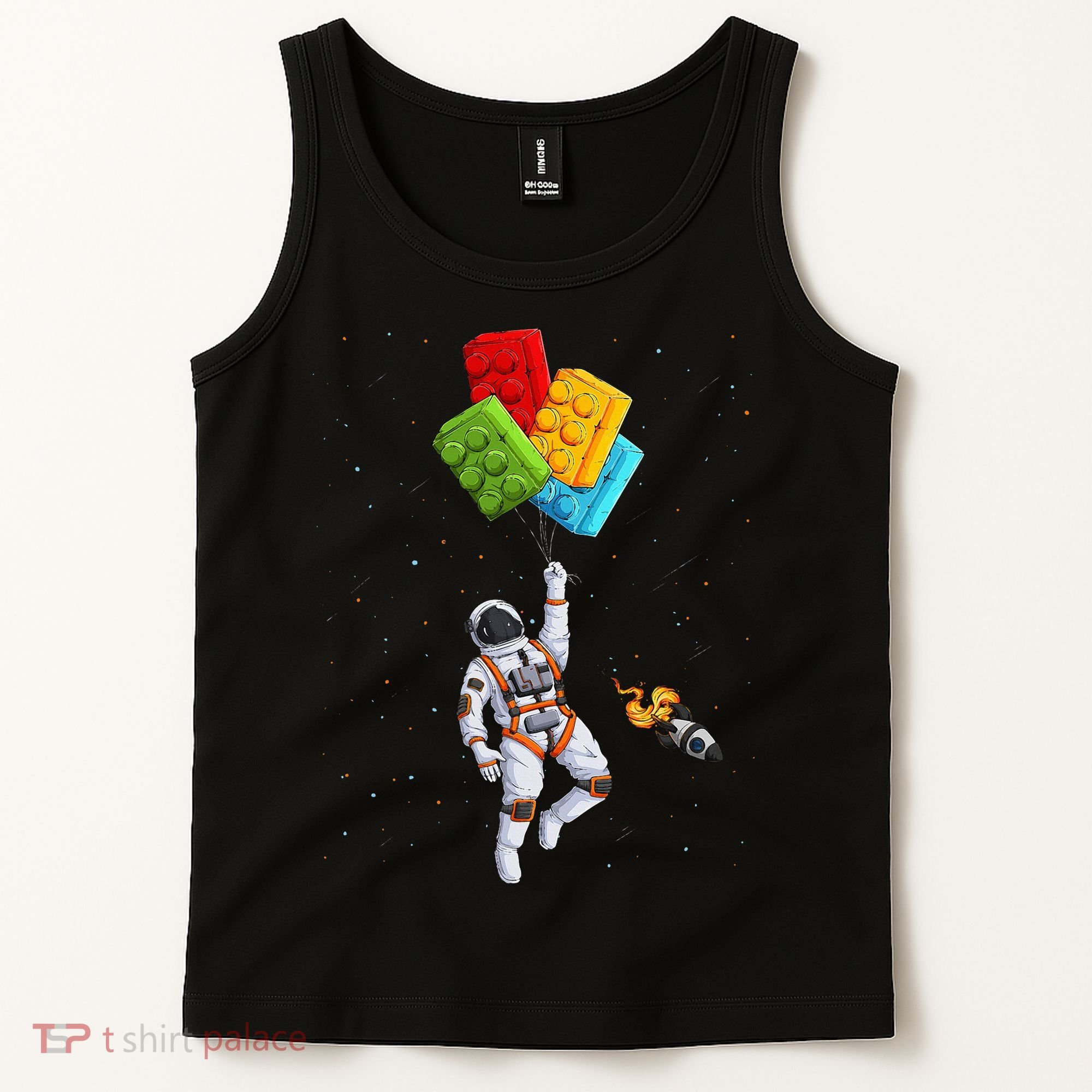 Space Astronaut Master Builder Tank Top