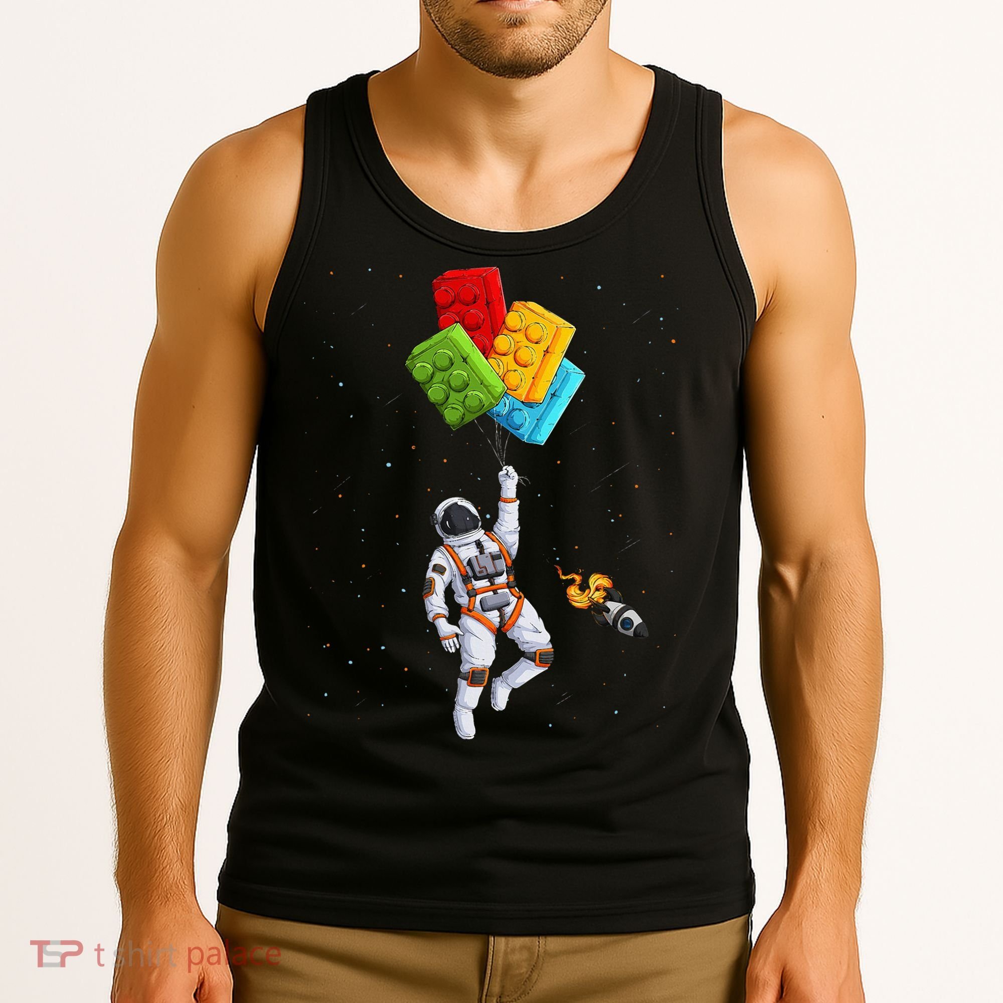 Space Astronaut Master Builder Tank Top