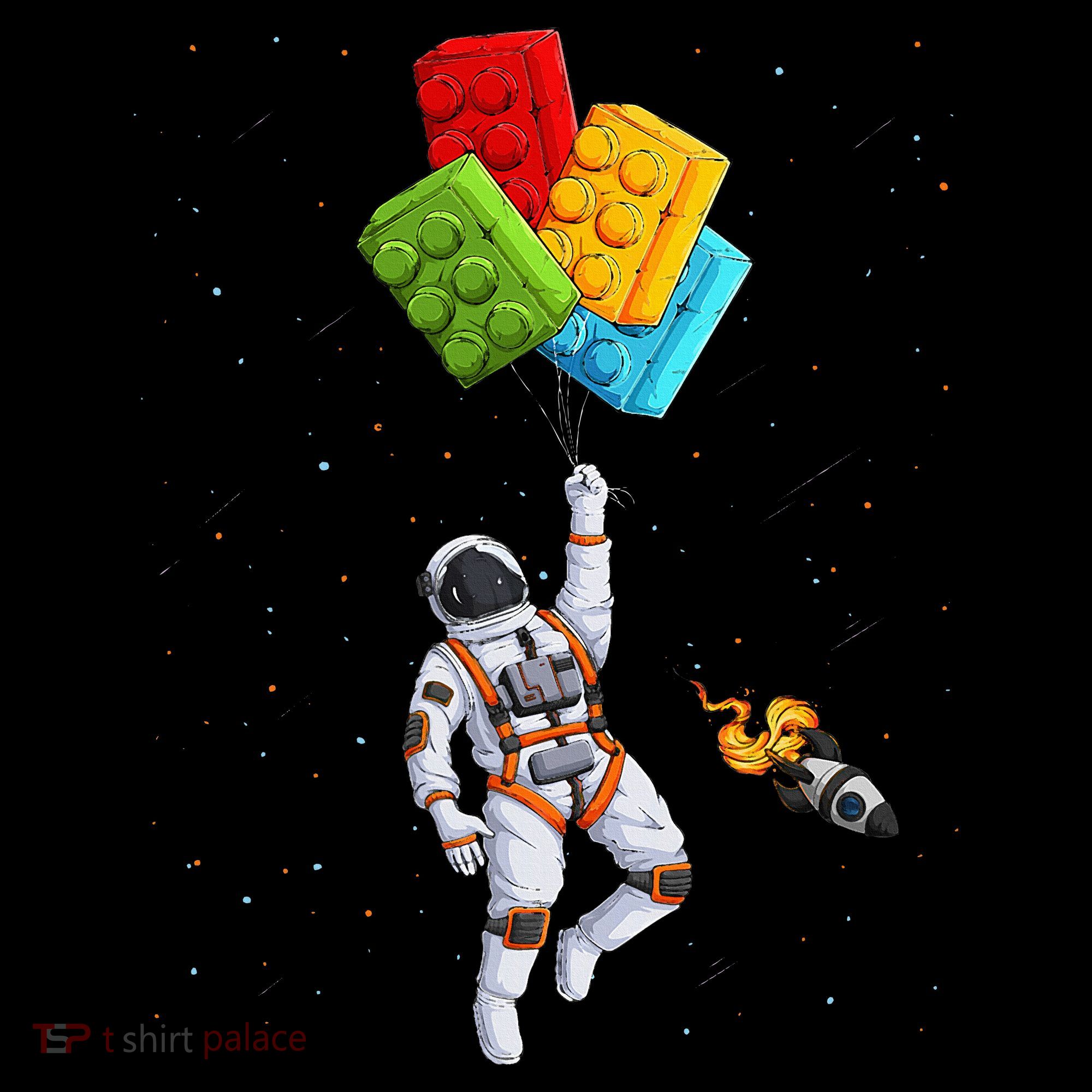 Space Astronaut Master Builder Tank Top