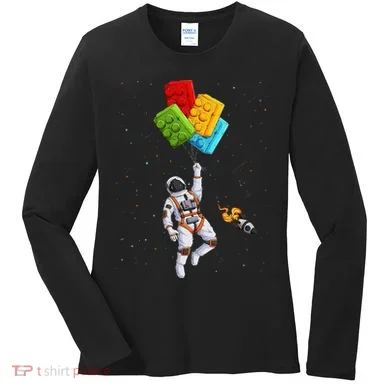 Space Astronaut Master Builder Women's Long Sleeve Shirt
