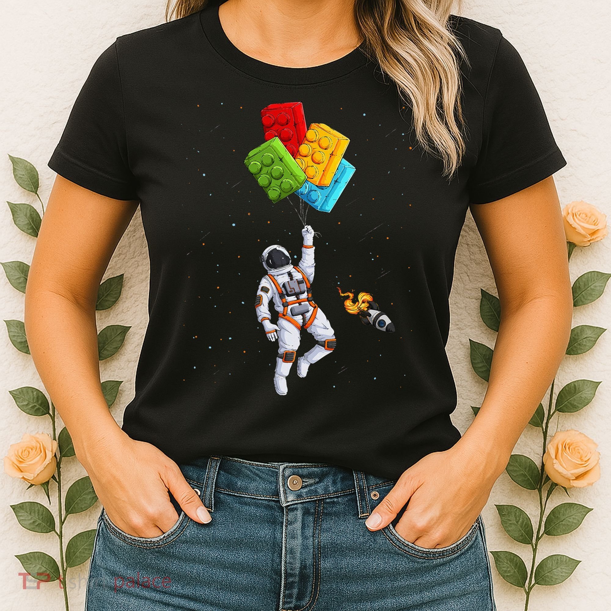 Space Astronaut Master Builder Women's T-Shirt