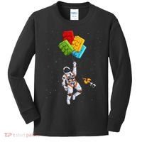Space Astronaut Master Builder Kids Long Sleeve Shirt thumb 0