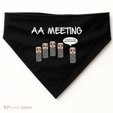 Summerhaysbros Aa Meeting USA-Made Doggie Bandana