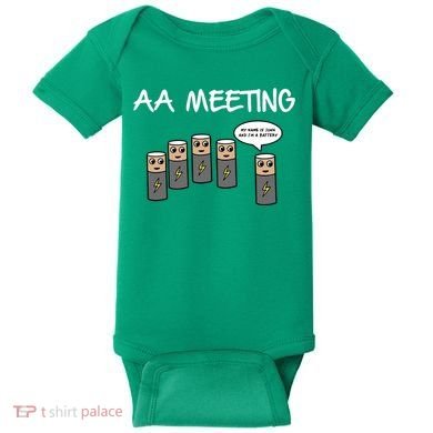 Summerhaysbros Aa Meeting Baby Bodysuit