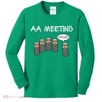 Summerhaysbros Aa Meeting Kids Long Sleeve Shirt