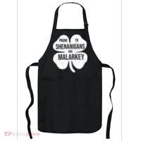 Shenanigans And Malarkey Funny St Patrick's Day Apron thumb 0