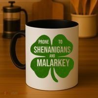 Shenanigans And Malarkey Funny St Patrick's Day Coffee Mug thumb 4