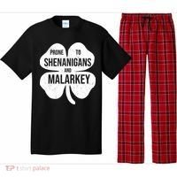 Shenanigans And Malarkey Funny St Patrick's Day Pajama Set thumb 0