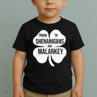 Shenanigans And Malarkey Funny St Patrick's Day Toddler T-Shirt thumb 2