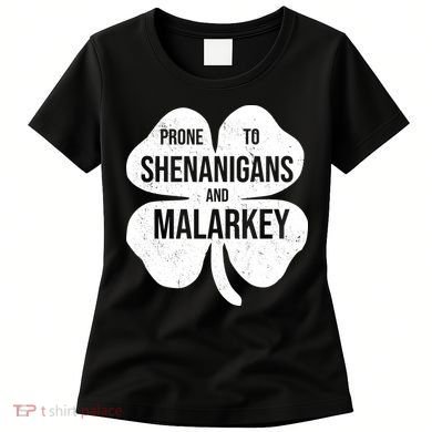Shenanigans And Malarkey Funny St Patrick's Day Women's T-Shirt