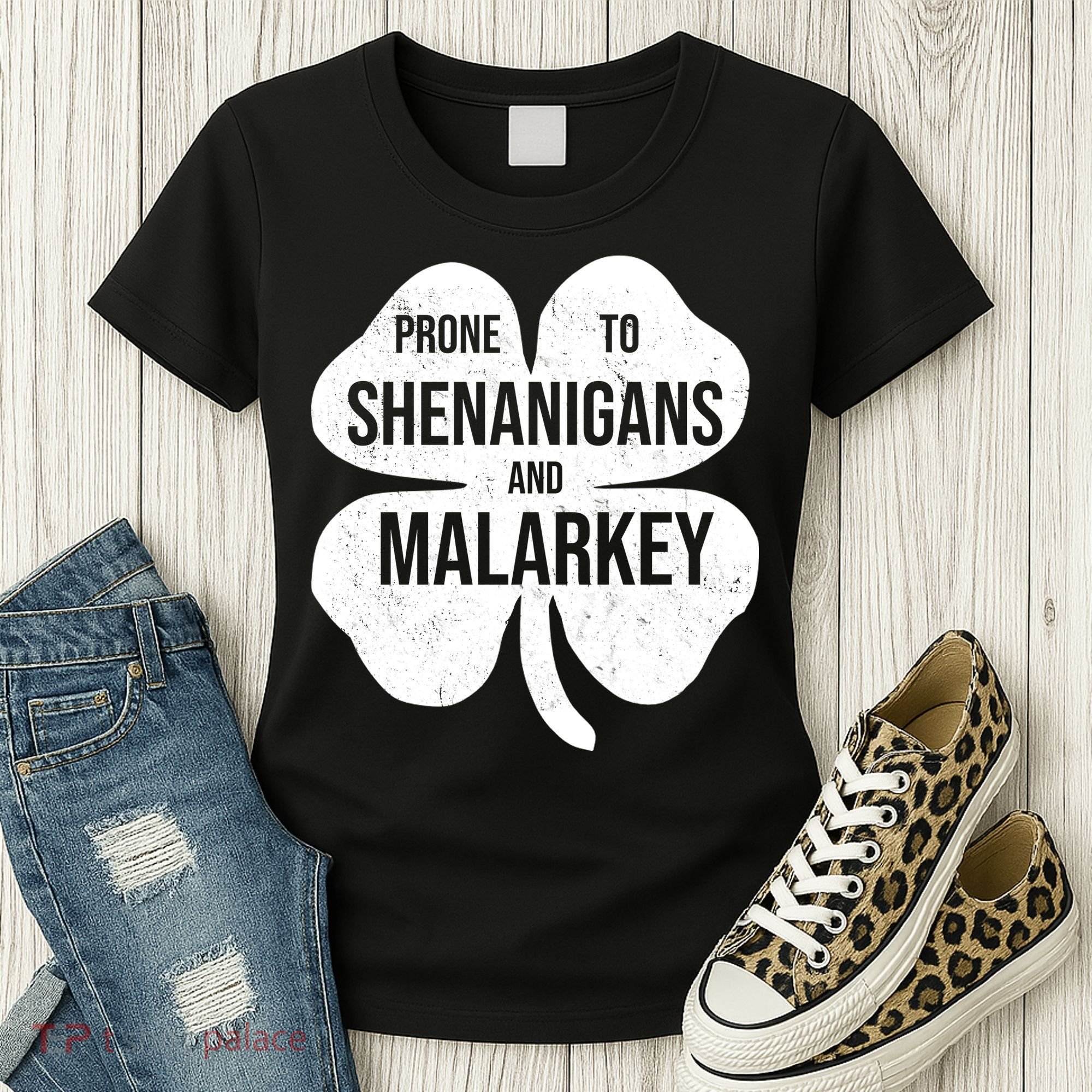 Shenanigans And Malarkey Funny St Patrick's Day Women's T-Shirt