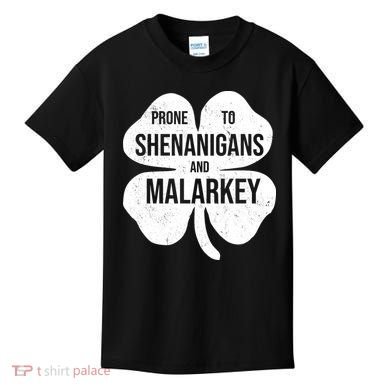 Shenanigans And Malarkey Funny St Patrick's Day Kids T-Shirt