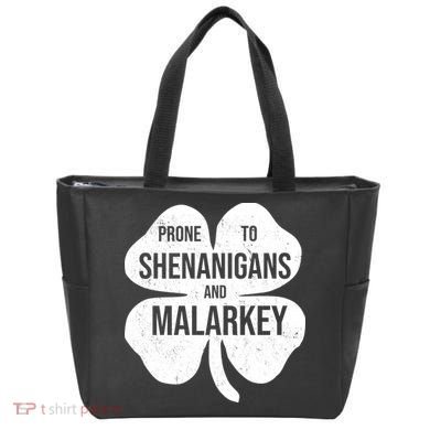 Shenanigans And Malarkey Funny St Patrick's Day Tote Bag