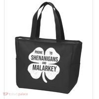 Shenanigans And Malarkey Funny St Patrick's Day Tote Bag thumb 3