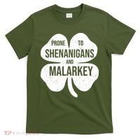 Shenanigans And Malarkey Funny St Patrick's Day T-Shirt thumb 0