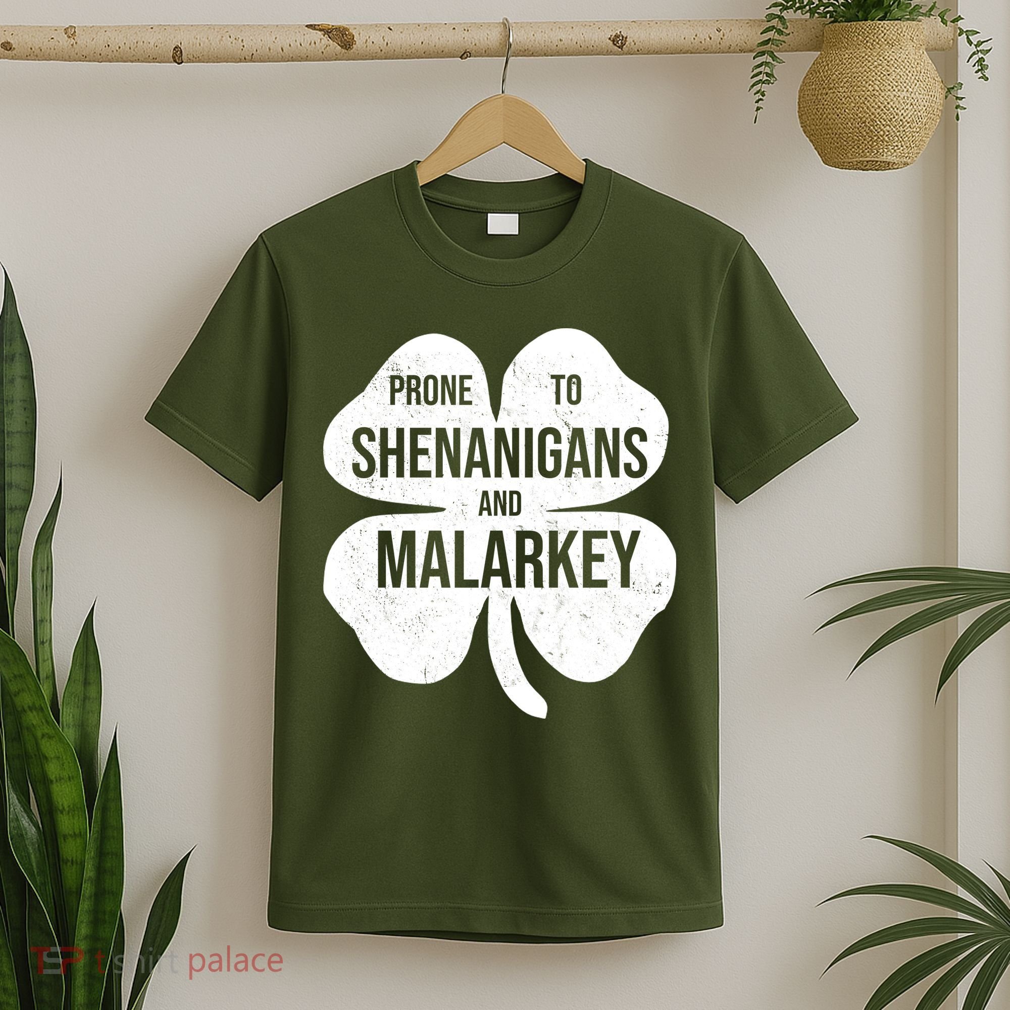 Shenanigans And Malarkey Funny St Patrick's Day T-Shirt