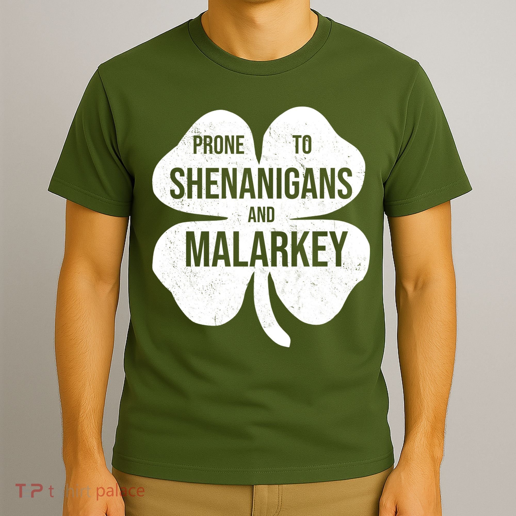 Shenanigans And Malarkey Funny St Patrick's Day T-Shirt