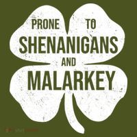 Shenanigans And Malarkey Funny St Patrick's Day Kids Hoodie thumb 2