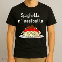 Spaghetti And Meatballs Spaghetti And Meatballs Cool Gift T-Shirt thumb 3